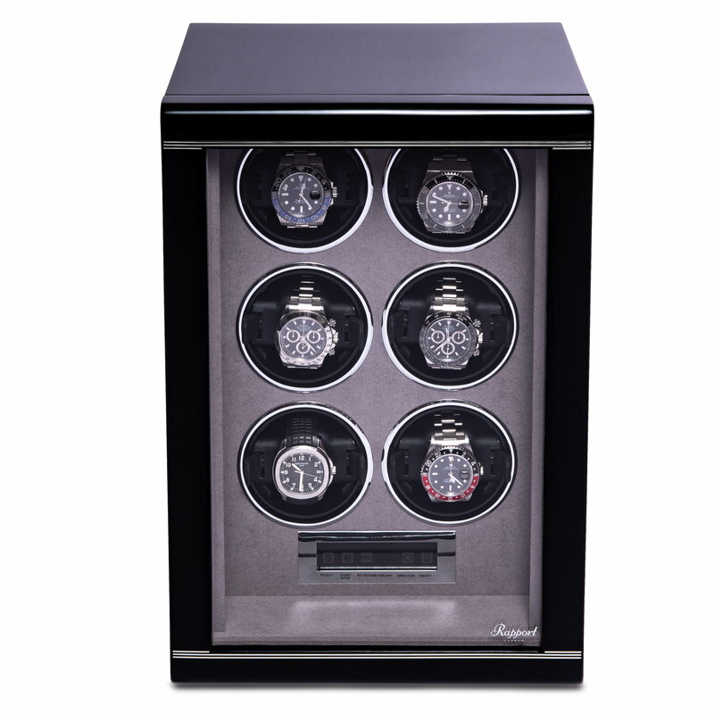 ラポート ロンドン(Rapport LONDON) Formula Six Watch Winder in Black