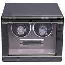 ラポート ロンドン(Rapport LONDON) Formula Double Watch Winder in a high gloss carbon fib...