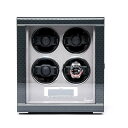 ラポート ロンドン(Rapport LONDON) Formula Quad Watch Winder in a Carbon Fibre finish.