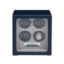 |[g h(Rapport LONDON) Watch Winder Four Leather Blue