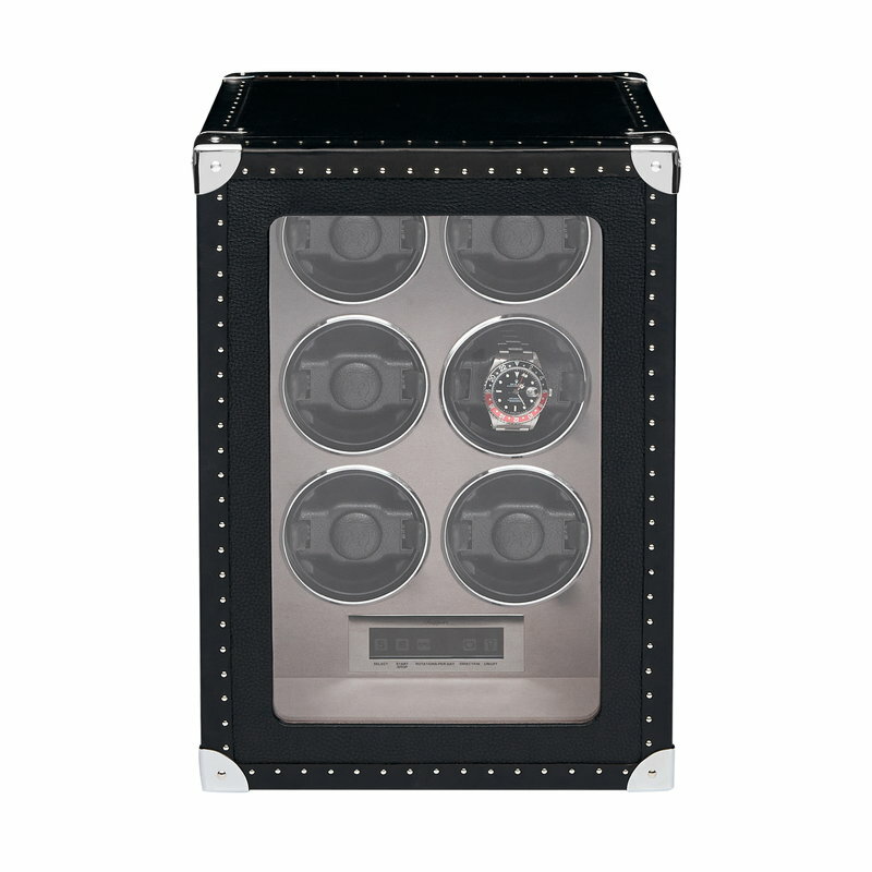 ラポート ロンドン(Rapport LONDON) Watch Winder Six Leather Black