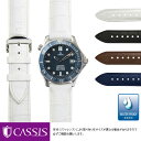 オメガ シーマスター プロフェッショナル 用 完全防水 OMEGA Seamaster professional にぴったりの ベルト バンド CASSIS カシス CAOUTCHOUC CROCO U0043001 20mm 簡単ベルト交換用工具付 時計ベルト 時計 ベルト ラバー バンド 時計バンド 替えベルト 交換 腕時計