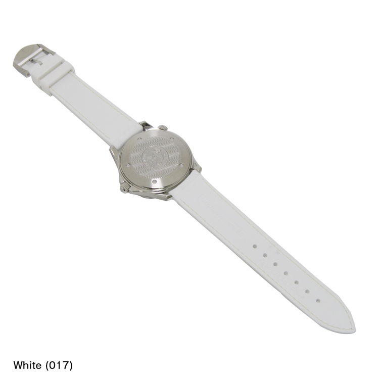 オメガ シーマスター プロフェッショナル OMEGA Seamaster professional にぴったり CAOUTCHOUC CROCO 装着イメージ