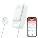 SwitchBot 水漏れセンサー コード付き WiFi Alexa ‐ スイッチボット 水位センサー 水漏れ防止 防犯アラーム 音量調整可能 スマートホーム セキュリティ 遠隔対応 水漏れ検知器