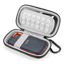 Yinke ケース SanDisk SSD/SanDiskポータブルSSD Portable Extreme PRO外付に対応 サンディスク 専用保護収納携帯用(グレー)