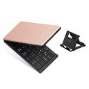 Ewin 新型 日本語配列 キーボード ワイヤレス Bluetooth 折りたたみ式 かな入力 JIS配列 レザーカバー 薄型 折り畳み USB充電式 iOS/...