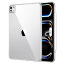ESR iPad Pro 13インチ ケース(2024、第7世代)専用 薄型軽量、耐衝撃・耐落下保護、耐黄変、頑丈な背面、Pencil Pro/USB-C対応、Classicシリーズ、クリア