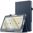 ATiC Qua tab QZ10 ケース Qua Tab QZ10 KYT33 10.1インチタブレット用 全面保護 薄型スタンドケース INDIGO