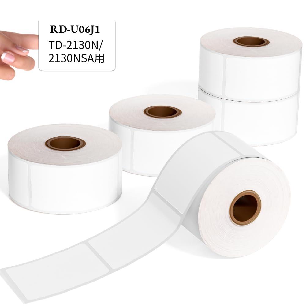 ASprinteߴ Brother ץ쥫åȻ٥ TD-2130N/2130NSA Ǯ RD-U06J1 5 ɽ٥ 40mm x 60mm ֥饶BrotherȸߴΤ RD٥ 1126/