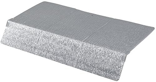 山善(YAMAZEN) アルミエアコンガード ワイドタイプ 室外機用 ひさし付き 幅99×奥行60 瞬間設置 マグネ..