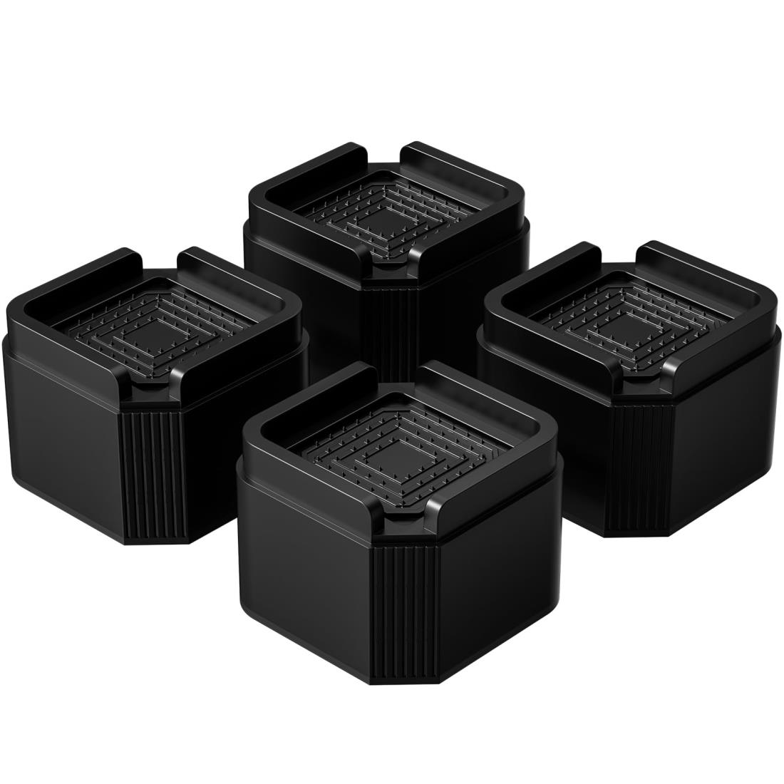 MAYZOLOP 洗濯機かさ上げ台 嵩上げ 洗濯機置き台 高さ調節 底上げ 揺れ防止 床に傷防止 騒音軽減 滑り止め 取り外し可能 耐荷重約500kg(5cm-...