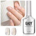 GAOY ジェルネイル シアーカラージェル ゼリーヌード 透明感 16ml UV・LED対応 ソークオフジェル ポリッシュタイプ セルフネイル(1968 ピュアヌード)