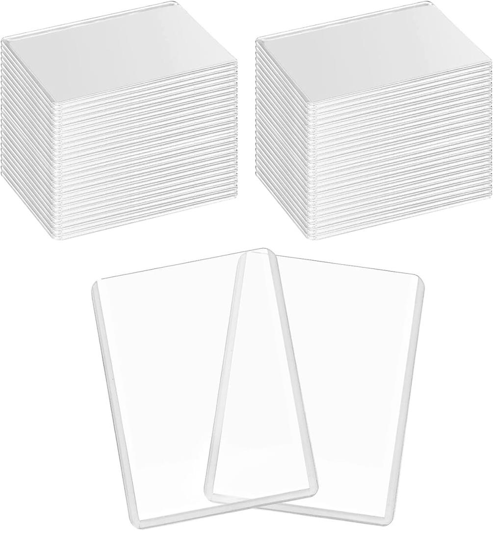 トップローダー 【60枚セット】カードホルダー トレカ用 カードローダー 硬質ケース カードケースロ ...