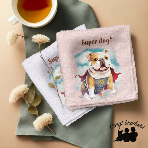 ブルドッグ 犬 ハンカチ かわいい 名入れ無料 2枚セット ペット うちの子 犬グッズ 犬イラスト プレゼント ギフト 名入れ 名前入り おしゃれ 誕生日 母の日 贈り物 コーギーブラザーズ 【 ヒーロー シリーズ 】 EBDCHND ブルドッグ 犬 ハンカチ かわいい 名入れ無料 2枚セット ペット うちの子 犬グッズ 犬イラスト プレゼント ギフト 名入れ 名前入り おしゃれ 誕生日 母の日 贈り物 コーギーブラザーズ 【 ヒーロー シリーズ 】 EBDCHND