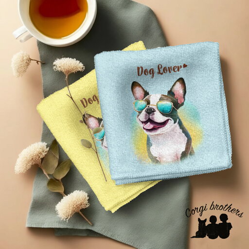 ボストンテリア 犬 ハンカチ かわいい 名入れ無料 2枚セット ペット うちの子 犬グッズ 犬イラスト プレゼント ギフト 名入れ 名前入り おしゃれ 誕生日 母の日 贈り物 コーギーブラザーズ 【 グラサン シリーズ】 BSTGHND ボストンテリア 犬 ハンカチ かわいい 名入れ無料 2枚セット ペット うちの子 犬グッズ 犬イラスト プレゼント ギフト 名入れ 名前入り おしゃれ 誕生日 母の日 贈り物 コーギーブラザーズ 【 グラサン シリーズ】 BSTGHND