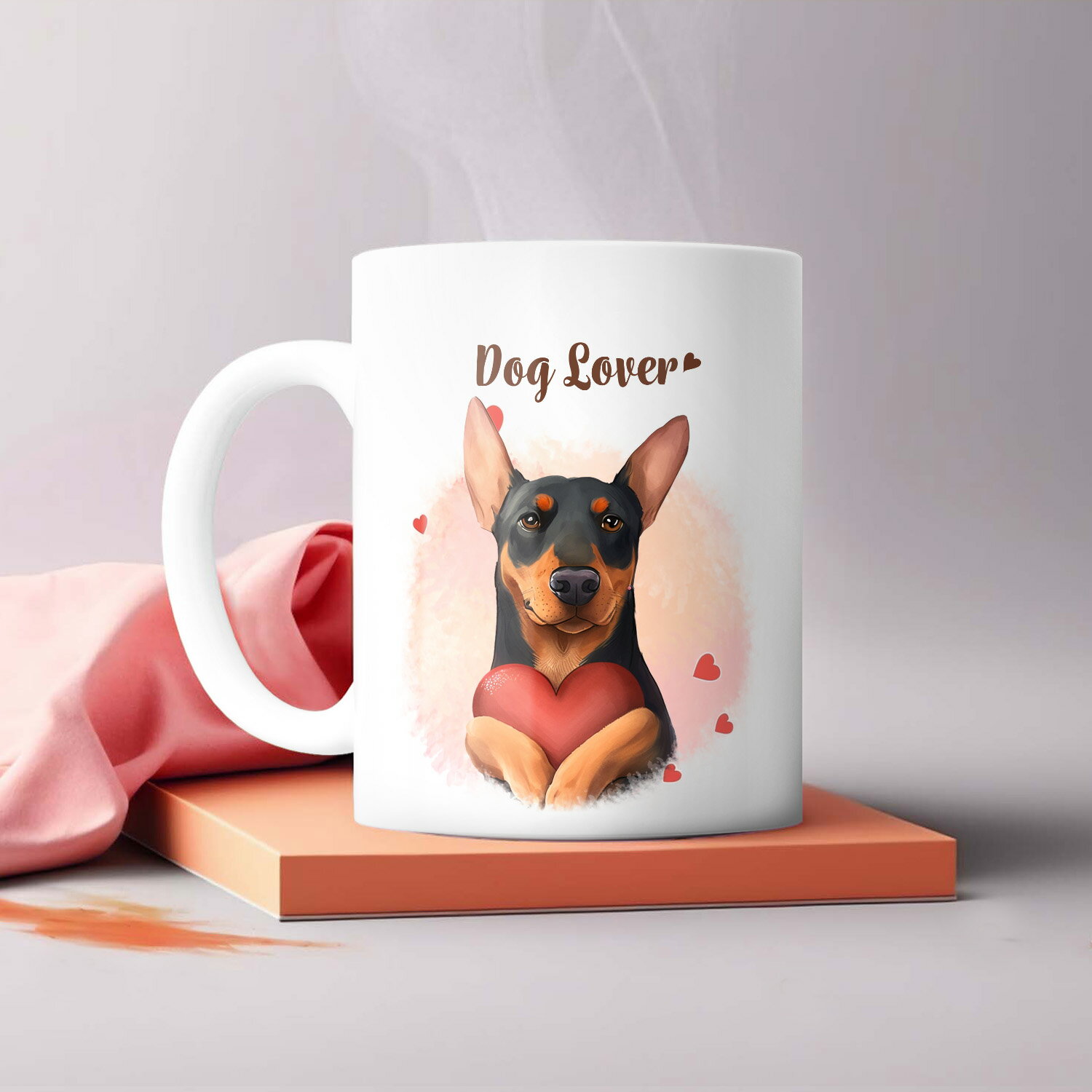 ドーベルマン 犬 マグカップ かわいい 名入れ...の紹介画像2