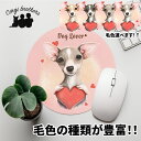 イタリアングレーハウンド 犬 マウスパッド かわいい 名入れ無料 ペット うちの子 犬グッズ 犬イラスト パステルカラー ギフト プレゼント 名入れ 誕生日 母...
