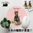 ドーベルマン 犬 マウスパッド かわいい 名入れ無料 ペット うちの子 犬グッズ 犬イラスト パステルカラー ギフト プレゼント 名入れ 誕生日 母の日 贈り物...