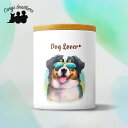 バーニーズマウンテン 犬 キャニスター かわいい 名入れ無料 ペット 保存容器 プレゼント ギフト うちの子 犬グッズ 犬イラスト 名入れ 両面プリント 誕生日 贈り物 ノベルティ コーギーブラザーズ 【 グラサン シリーズ】 BNSGTUP