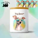 イタリアングレーハウンド 犬 キャニスター かわいい 名入れ無料 ペット 保存容器 プレゼント ギフト うちの子 犬グッズ 犬イラスト 名入れ 両面プリント 誕生日 贈り物 ノベルティ コーギーブラザーズ 【 グラサン シリーズ】 IGHGTUP
