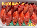 送料無料 冷蔵発送 北海道産きんき3kg きんき キンキ 吉次 きんめ お歳暮 おかず 手軽 簡単調理 時短 お弁当 ギフト ディナー　おつまみ