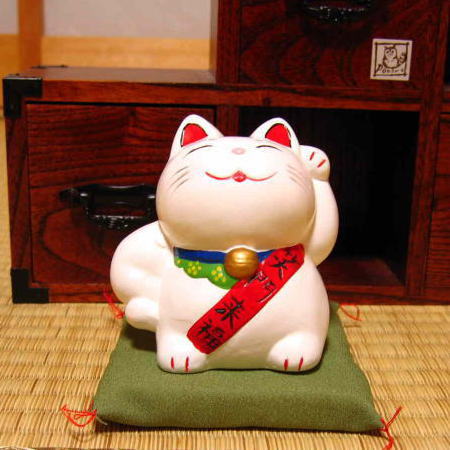 乐天商城 - 福笑い招き猫