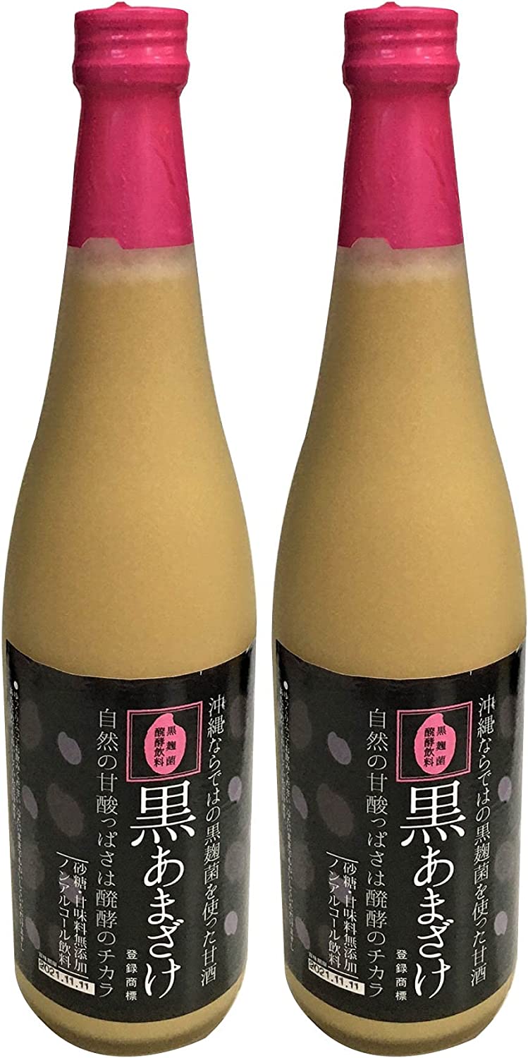 無添加　沖縄唯一の甘酒　黒あまざけ 720ml×2本