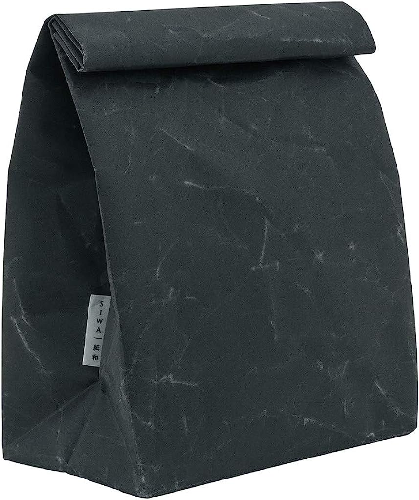 [シワ] クラッチバッグM (ブラック)