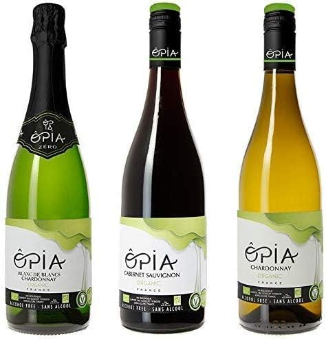 オピア・オーガニック・ノンアルコール 3本セット シャルドネ・スパークリング, カベルネ・ソーヴィニ..