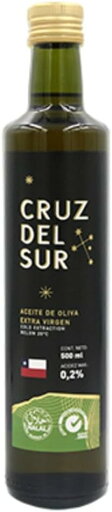 チリ産エクストラバージンオリーブオイル CRUZ DEL SUR(クルス デル スール)500ml チリ産エクストラバージンオリーブオイル CRUZ DEL SUR(クルス デル スール)500ml