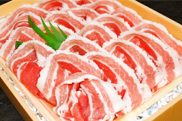 九州産 鹿児島県産ブランド豚「茶美豚(ちゃーみーとん)」バラ すき焼き・しゃぶしゃぶ用スライス　500g　【送料無料】【楽ギフ_包装】【楽ギフ_のし宛書】【楽ギフ_のし】のサムネイル