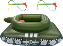戦車型浮き輪 小 子供用 フロート 浮輪 うきわ 改良 水鉄砲2個付 ウォーターシューター バトル 射撃対戦 ユニーク 船 ボート 夏 プール 海 浮く 海水浴 川遊び 水遊び ビーチ 水遊びグッズ 夏 子ども おもちゃ(浮き輪 小)