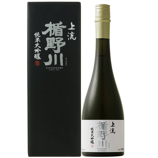 安政元年(1854年)に酒造業を開始。 翌年、庄内藩藩主酒井公が訪れた際に酒を献上したところ、大いに喜ばれ、酒銘を「楯野川」と命名される。 不遇な時代を乗り越え、六代目蔵元と家族、蔵人達の努力により全国清酒鑑評会等で金賞の常連となる。 さらなる日本酒の発展を目指し、進化し続けています。 「地元の酒米で、そして造り手の顔が見える酒米で、美しい日本酒を造りたい」その思いから地元農家と美山錦、出羽燦々を契約栽培。 生産量の8割以上において、契約栽培米が使われています。 また、それに兵庫県産山田錦を加え、全量自家精米を行なっていて、すべての酒を純米大吟醸で造っています。 ITEM INFORMATION 山田錦を40％まで磨き上げ醸す ”中取り”部分のみを瓶詰めした逸品 数々の受賞歴を誇る楯野川”上流” 純米大吟醸 上流 楯野川「流シリーズ」において上級のスペックとその品質の高さを誇るお酒として名付けられた「楯野川 純米大吟醸 上流」。 山田錦を精米歩合40％まで磨き上げて仕込まれ、香味の安定している「中取り」の部分だけを瓶詰めしています。 Tasting Note 完熟した果実のような華やかな甘い香りと、上質の和菓子のような上品な旨みを感じさせる、余韻の綺麗な仕上がりのお酒です。 ■インターナショナルワインチャレンジ2015 純米大吟醸部門/銀賞受賞 ■SAKE COMPETITION2014 純米大吟醸部門/上位入賞 ■SAKE COMPETITION2015,2016,2017 純米大吟醸部門/銀賞入賞 ■2016 ワイングラスでおいしい日本酒アワード 大吟醸部門/金賞受賞 商品仕様・スペック 生産者楯の川酒造 生産地山形県酒田市 特定名称純米大吟醸 日本酒度-2 酸度1.4～1.6 アミノ酸度1.0～1.1 原材料米、米麹 精米歩合40% 内容量720ml 度数15.00度 ※ラベルのデザインやヴィンテージが掲載の画像と異なる場合がございます。ご了承ください。※アルコールとアルコール以外を同梱した場合、楽天のシステム上クール便を選択できません。クール便ご希望の方は、備考欄の「その他のご要望」に記載ください（クール便代金 324円（税込））。