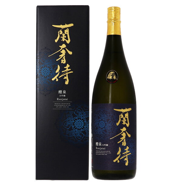 日本酒 地酒 岐阜 玉泉堂酒造 醴泉 大吟醸 蘭奢待 専用箱付 1800ml 1梱包6本まで 1