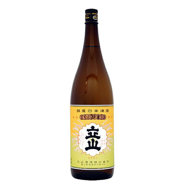 日本酒 地酒 富山 立山酒造 銀嶺 純米酒 1800ml 1