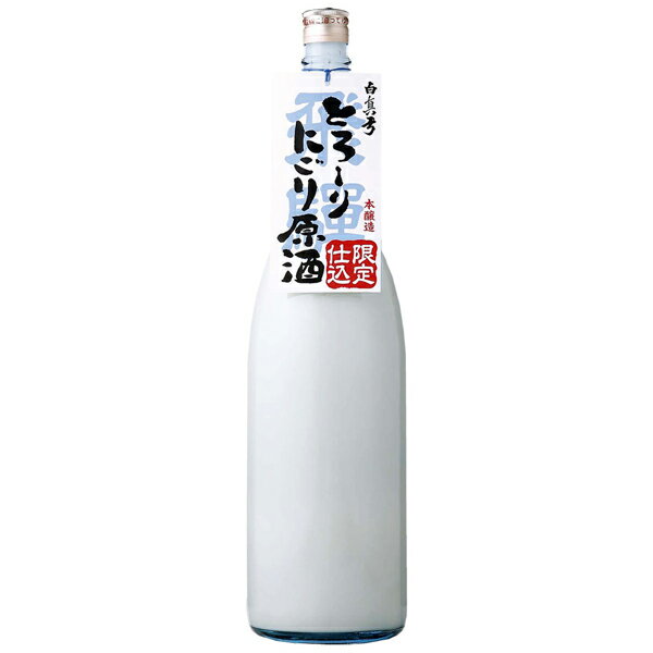日本酒 地酒 飛騨 蒲酒造 白真弓 とろーり にごり原酒 1800ml 1梱包6本まで