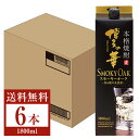 【送料無料】 福徳長酒類 本格麦焼酎 博多の華 スモーキーオーク 麦 25度 紙パック 1.8L(1800ml) 6本 1ケース 福徳長博多の華 むぎ焼酎 福岡...