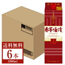 【送料無料】 合同酒精 本格芋焼酎 赤芋海渡 25度 紙パック 1.8L（1800ml） 6本 1ケース 合同酒精赤芋海渡 いも焼酎 包装不可 他商品と同梱不可 クール便不可