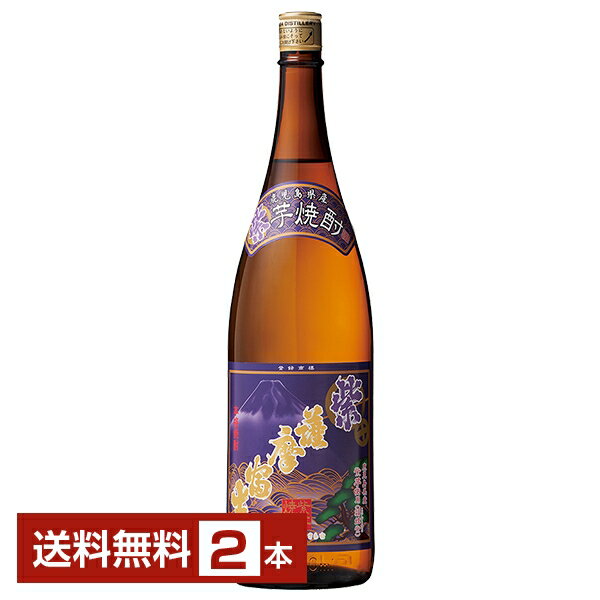 濱田酒造 本格芋焼酎 紫 薩摩富士 25度 瓶 1.8L 1800ml 2本 芋焼酎 鹿児島 濱田酒造薩摩富士 包装不可1梱包6本まで