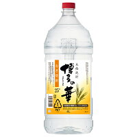 福徳長酒類 本格麦焼酎 博多の華 麦 25度 ペットボトル 4L 4000ml 福徳長博多の華むぎ焼酎 福岡 包装不可 1梱包4本まで