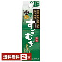 【送料無料】合同酒精 麦焼酎 すごむぎ 20度 紙パック 焼酎甲類乙類混和 1.8L 1800ml 2本 甲乙混和すごむぎ 焼酎 包装不可 1梱包6本まで