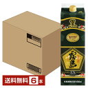 【送料無料】 霧島酒造 黒霧島EX 25度 1.8L 1800ml チューパック 紙 6本 1ケース いも焼酎 宮崎 包装不可 他商品と同梱不可 クール便不可