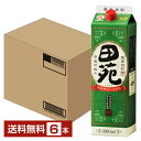 【送料無料】 田苑酒造 芋焼酎 田苑 芋 25度 1800ml 紙パック 6本 1ケース 包装不可 他商品と同梱不可 クール便不可