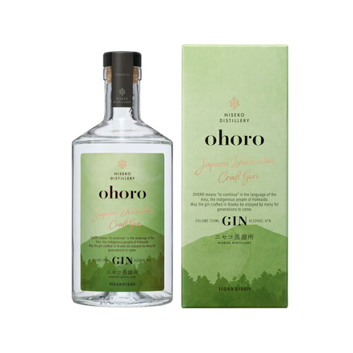 オホロ(ohoro) ジン スタンダード ジャパニーズ クラフトジン ニセコ蒸留所 47度 箱付 720ml オホロ(ohoro) ジン スタンダード ジャパニーズ クラフトジン ニセコ蒸留所 47度 箱付 720ml