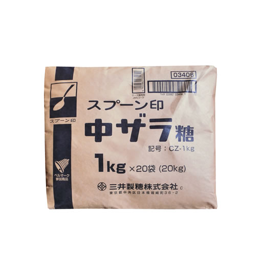 【まとめ買い】中ザラ糖 1kg x 20袋 (メーカー指定不可) 【まとめ買い】中ザラ糖 1kg x 20袋 (メーカー指定不可)