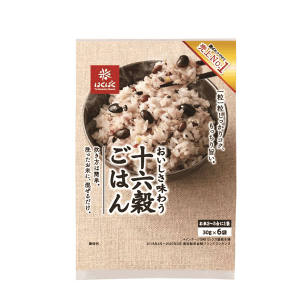 はくばく 十六穀ごはん180gx6 2ケース(30gx6袋入りが12袋分)