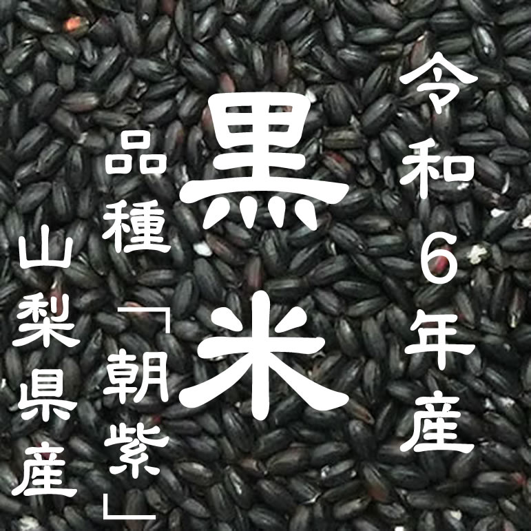 古代米 黒米 （令和6年産 山梨県産）900gのサムネイル