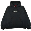 Supreme シュプリーム Box Logo Hooded Sweatshirt ボックスロゴ フーディー スウェットシャツ サイズXL ブラック【中古】