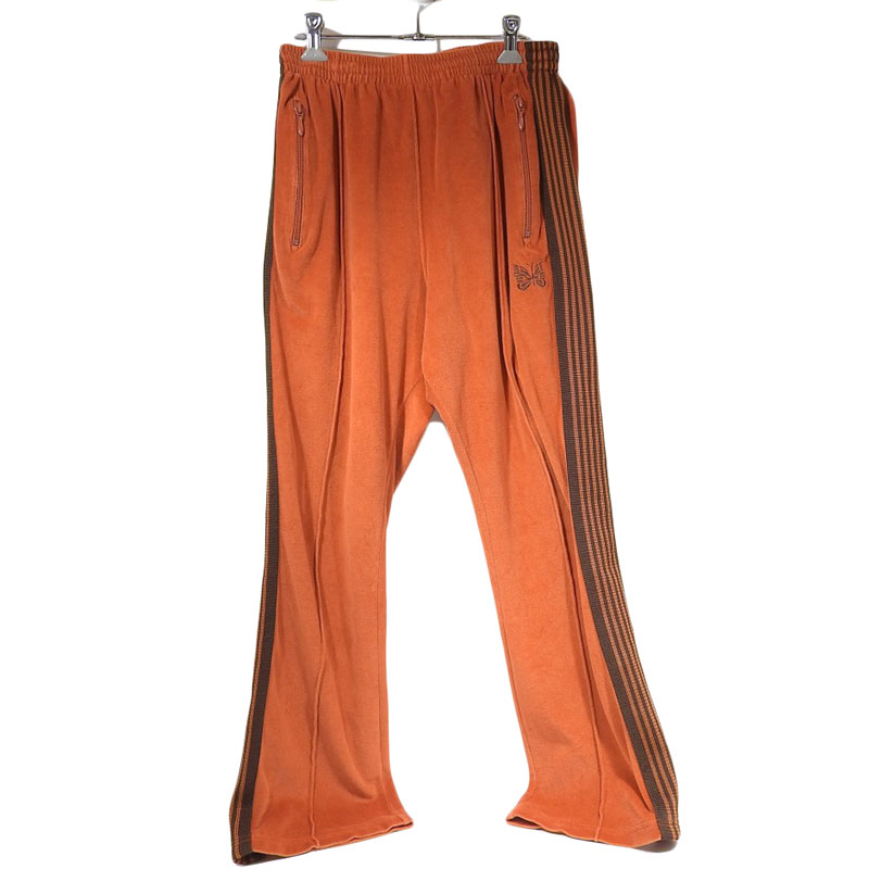 Needles ニードルス トラックパンツ ボトムス メンズ オレンジ S EJ202 【中古】