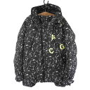 NIKE LAB ACG ナイキ ラボ エーシージー DOWN FILL PARKA ダウンジャケット メンズ ブラック総柄 M 【中古】